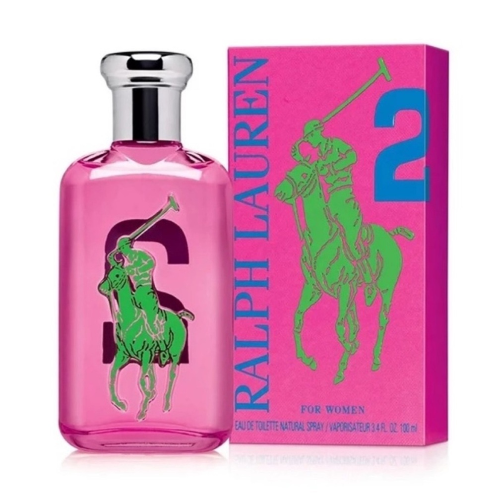 NEW Ralph Lauren Big Pony 2 Women Spray 3.4 oz 100 ml Pink New in Box
